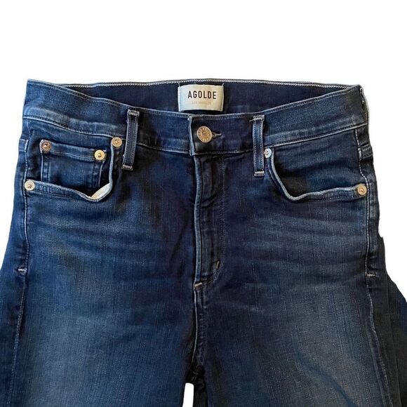 AGOLDE | dark blue sophie crop jeans 29 - Picture 6 of 10